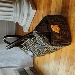 Fendi Chef Zucca Boston bag